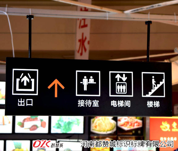商場指示吊牌