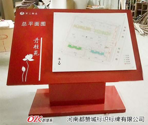 房地產標識標牌 總平面圖