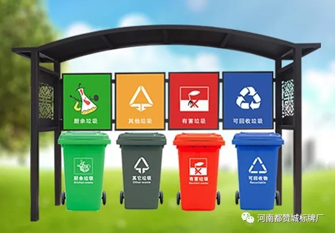 垃圾分類標識標牌設計制作