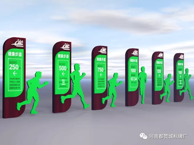 健康主題公園標識牌規劃設計