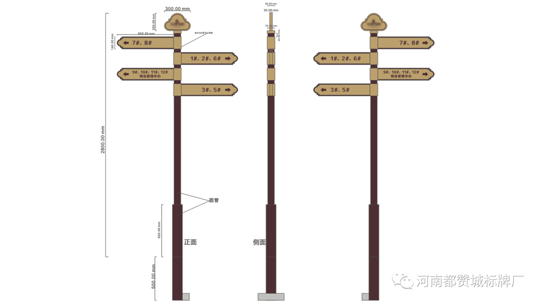地產住宅小區標識標牌設計方案
