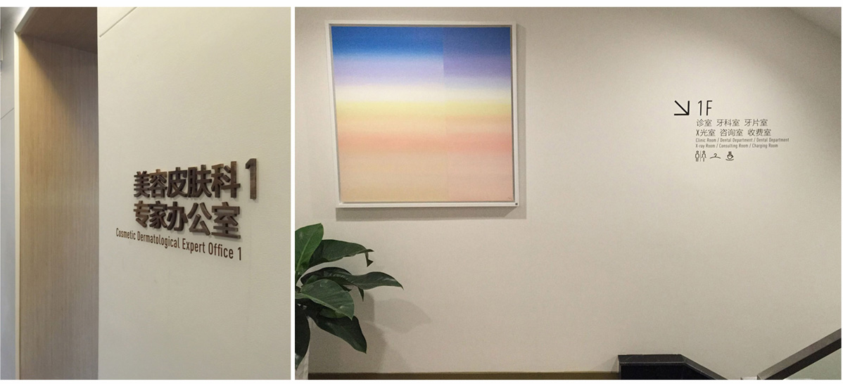 北京薇琳醫(yī)美整形醫(yī)院標識標牌設計方案